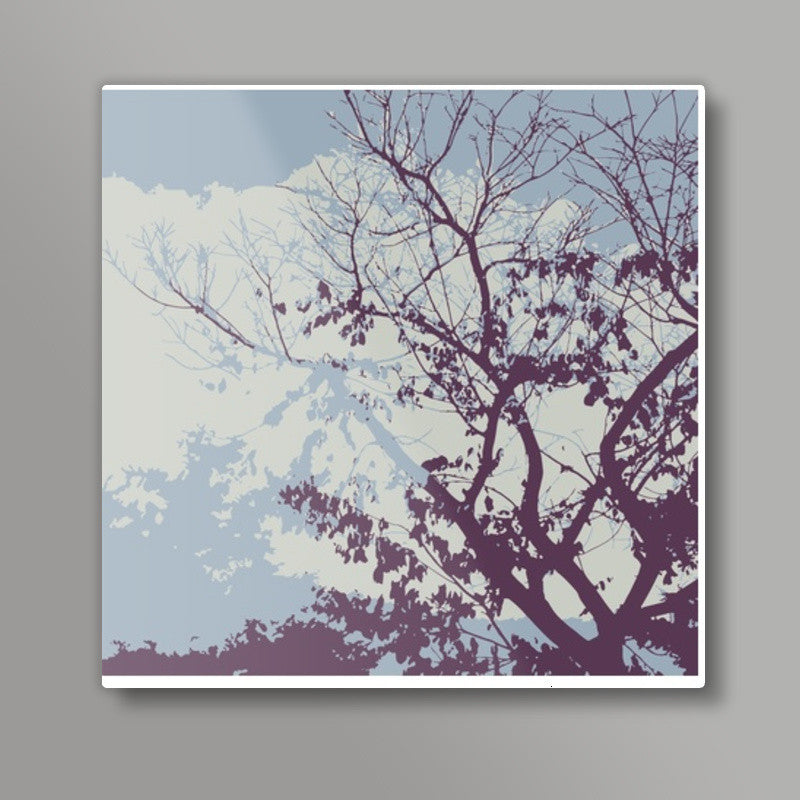 Wild Tress Square Art Prints