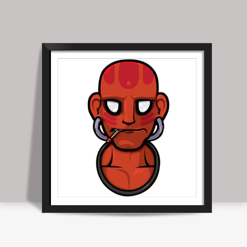 Devil Square Art Prints