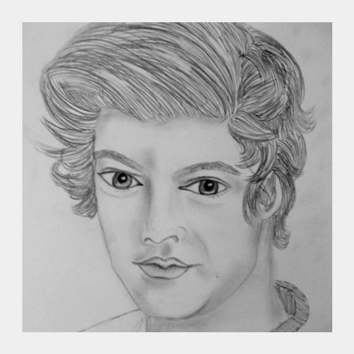 Buy Harry Styles Pencil Drawing Print Online in India  Etsy