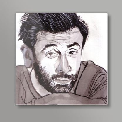 Ranbir Kapoor has the right attitude to make it big Square Art Prints