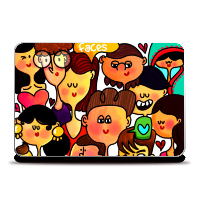 Faces Laptop Skins