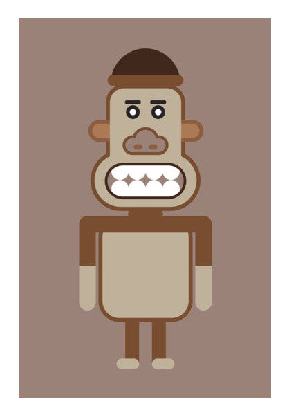 Monkey Cartoon Funny Art PosterGully Specials