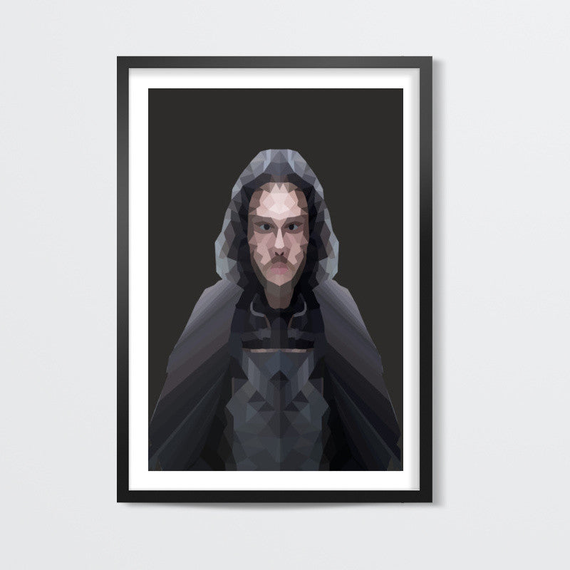 Johnsnow Cartoon - Game Of Thrones Wall Art