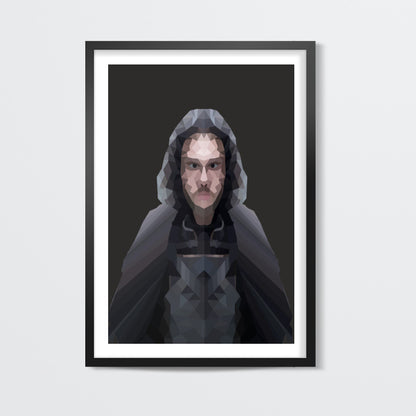 Johnsnow Cartoon - Game Of Thrones Wall Art