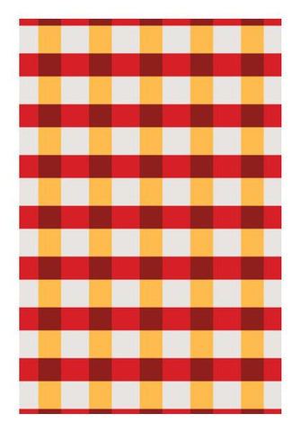 PosterGully Specials, Red square pattern Wall Art