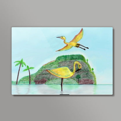 River Birds Wall Art