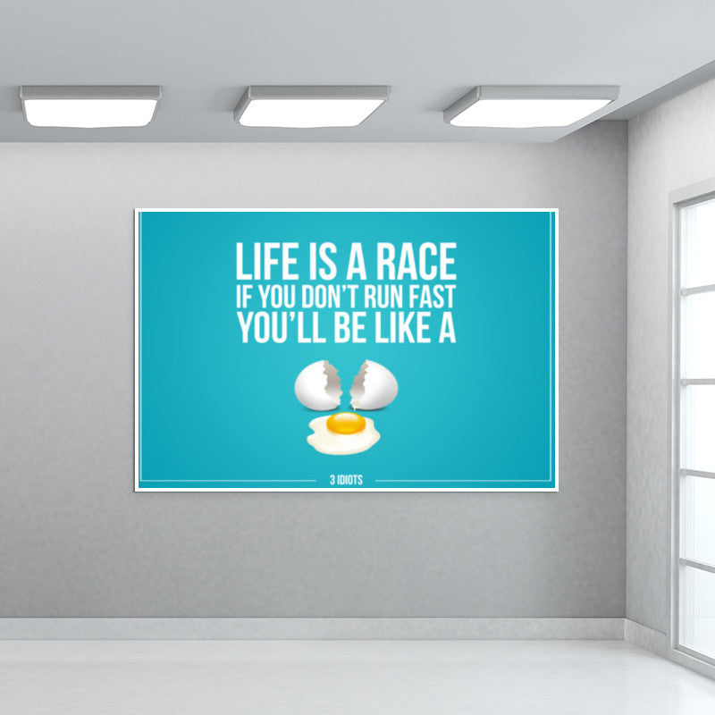 3 Idiots Dialogue - Broken Anda Wall Art