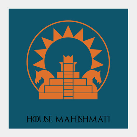 House Mahishmati Square Art Prints