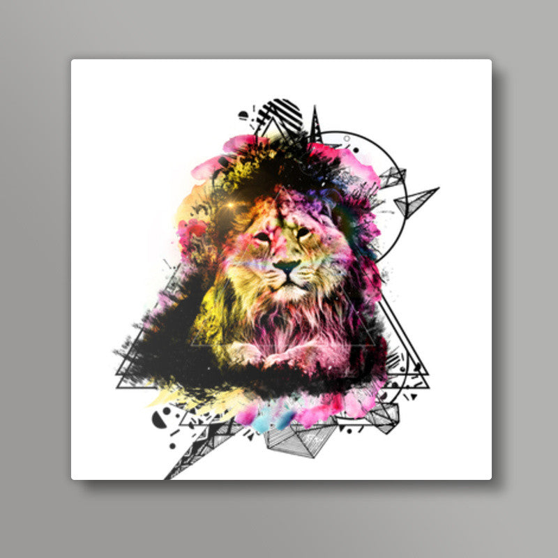 The Lion Square Art Prints
