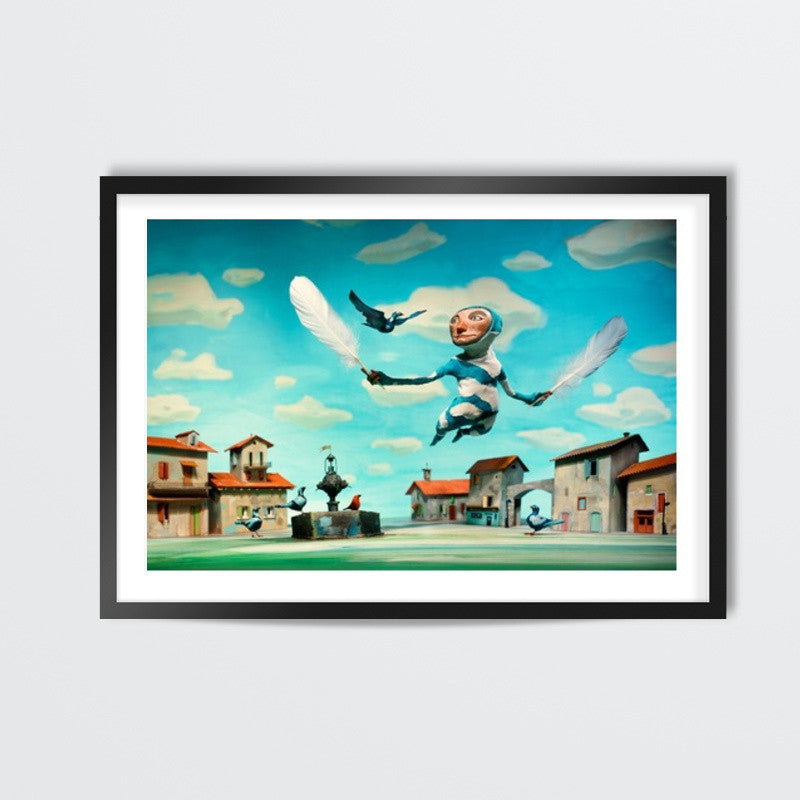 Flying like a bird Wall Art