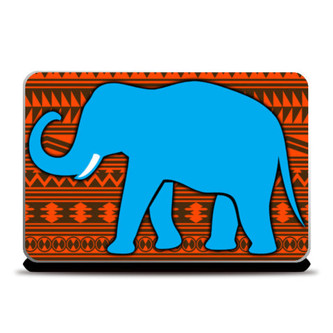 Blue Elephant Laptop Skins