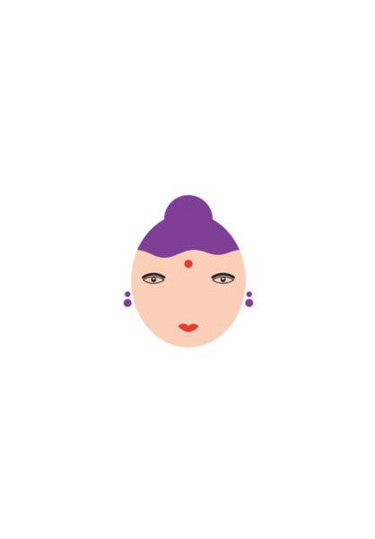 Female Face Illustration Art Art PosterGully Specials