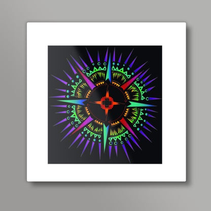 Trippy design  Square Art Prints