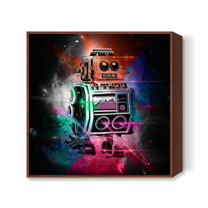 Retro Droid Star Wars Robot Square Art Prints