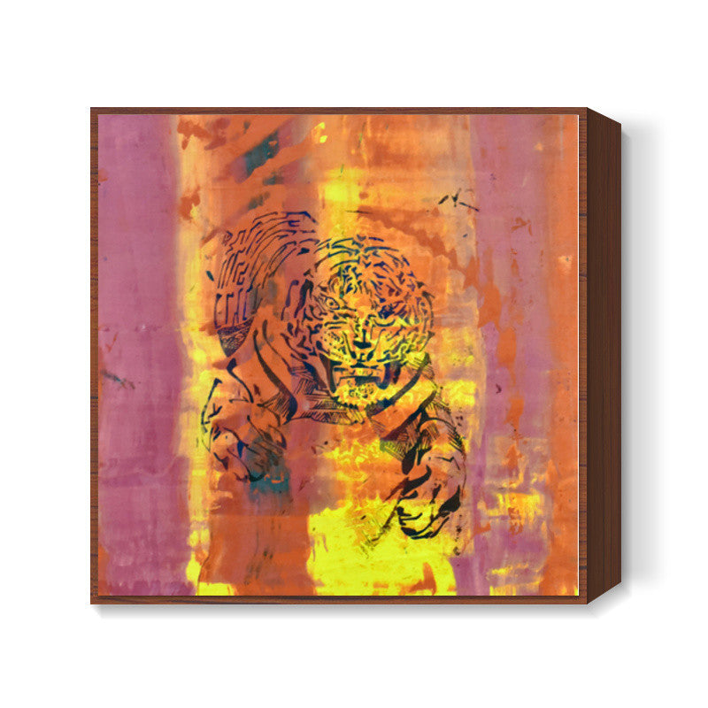 Camo Square Art Prints