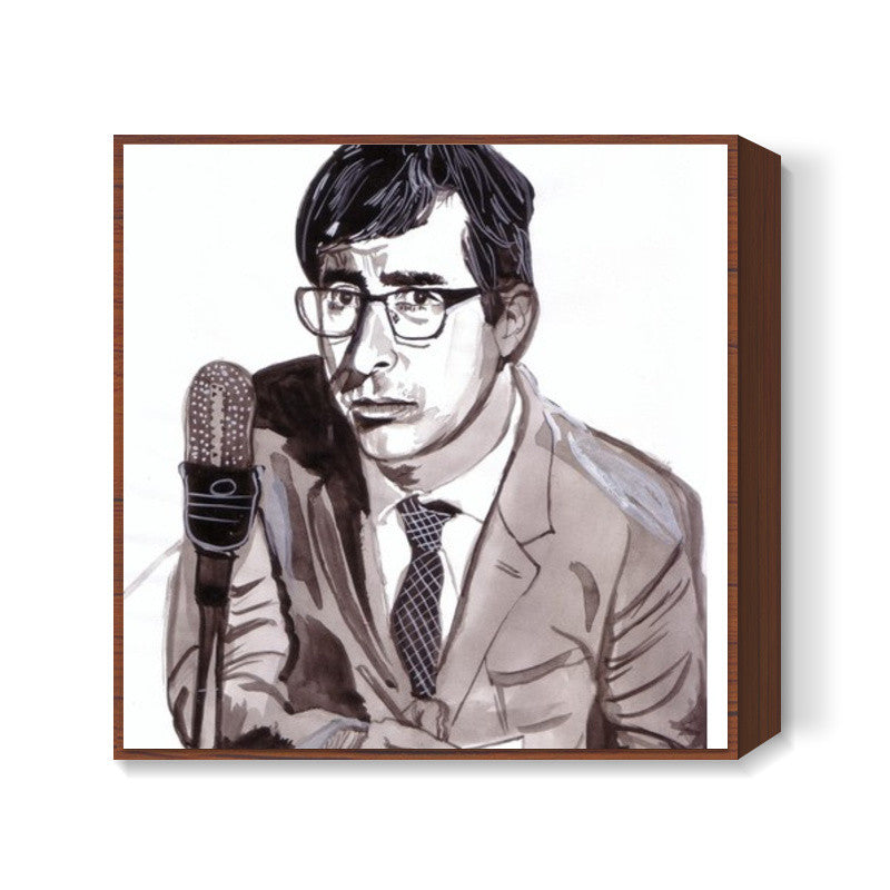 John Oliver believes in the power of comedy Square Art Prints