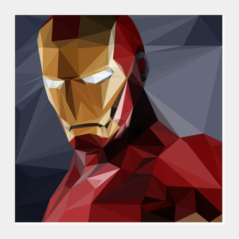 Iron Man Square Art Prints