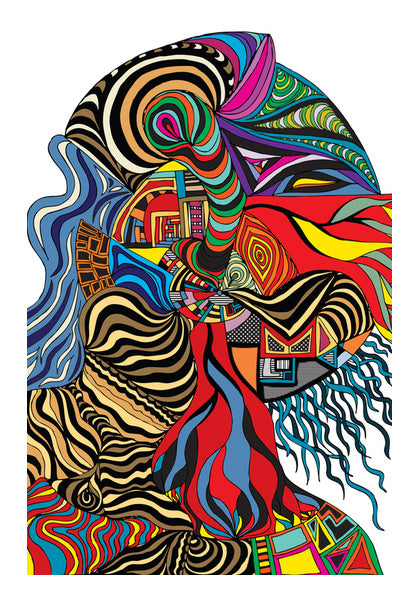 Psychedelic mania ! Wall Art