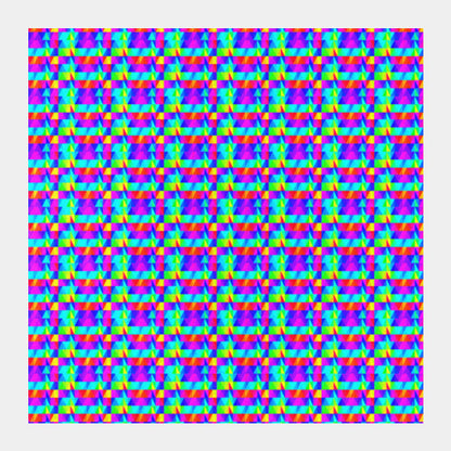 Trippy Triangles 2 Square Art Prints
