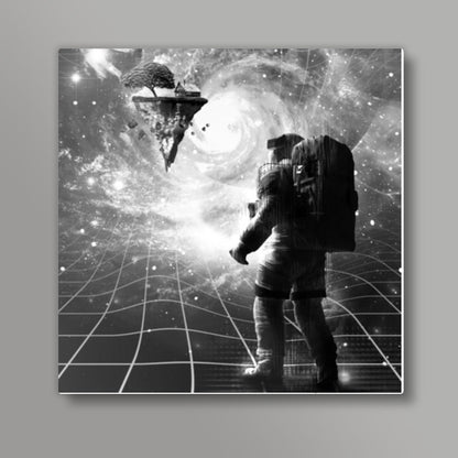 Through Wormhole Square Art Prints