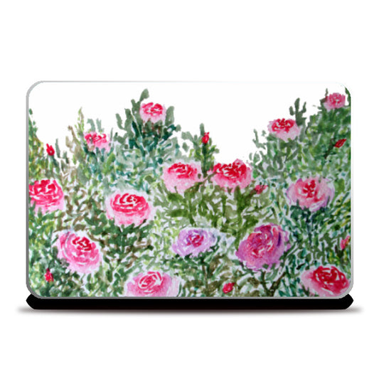 Laptop Skins, Garden Blooms Laptop Skin l Artist: Seema Hooda, - PosterGully