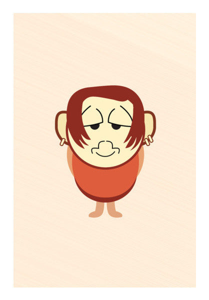 Sad Guy Funny Cartoon Art PosterGully Specials