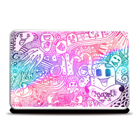 ABSTRACT DOODLE Laptop Skins