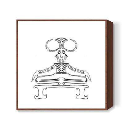 Shiva- the mahayogi Square Art Prints