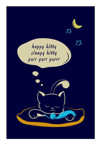 PosterGully Specials, Sleepy Kitty Wall Art