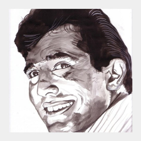 Rajesh Khanna was a talented superstar Square Art Prints