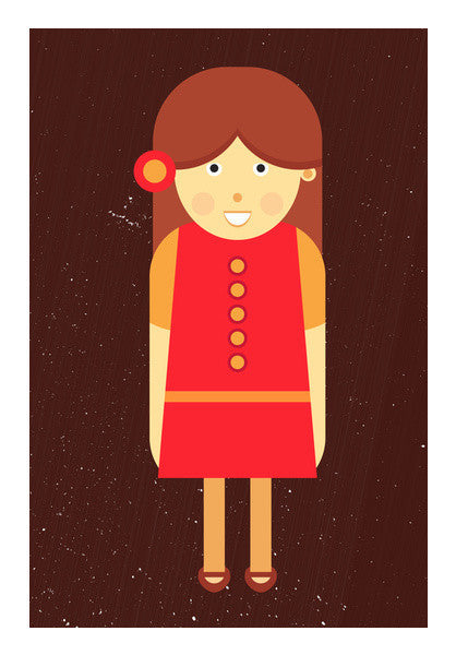 Cartoon Cute Fairy Girl Art PosterGully Specials