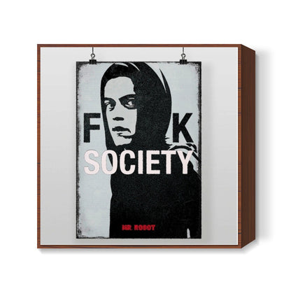 Mr. Robot TV Show Square Art Prints