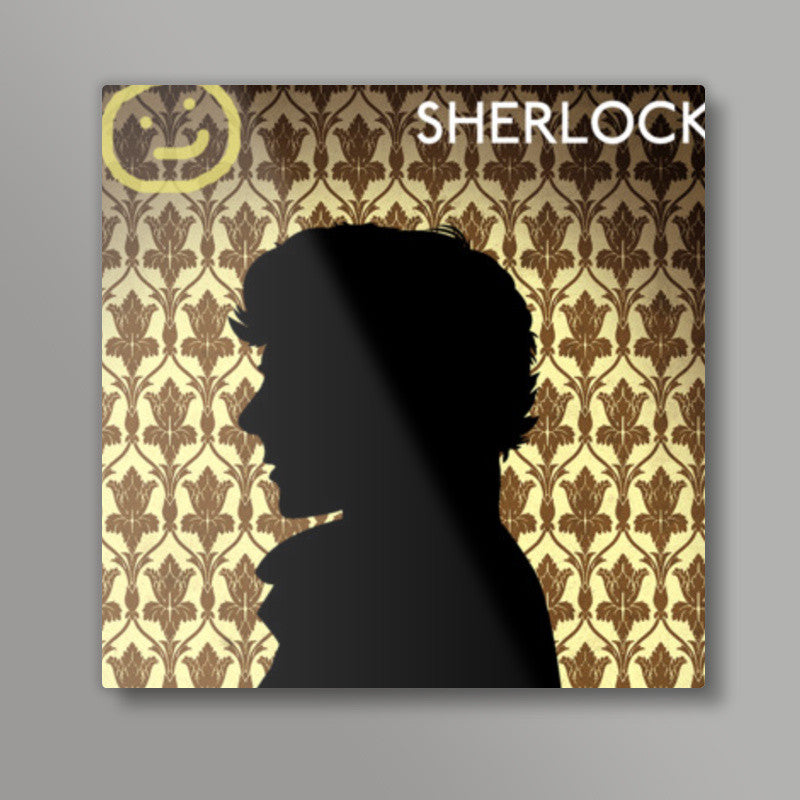 Sherlock Square Art Print