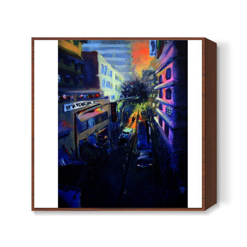 Big City - Painting Square Art Prints