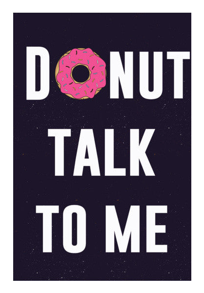 DONUT Talk To Me Wall Art