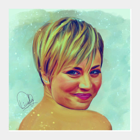 Kaley Cuoco Square Art Prints PosterGully Specials