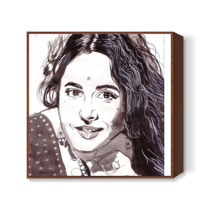 Vidya Balan woos in a traditional avatar Square Art Prints