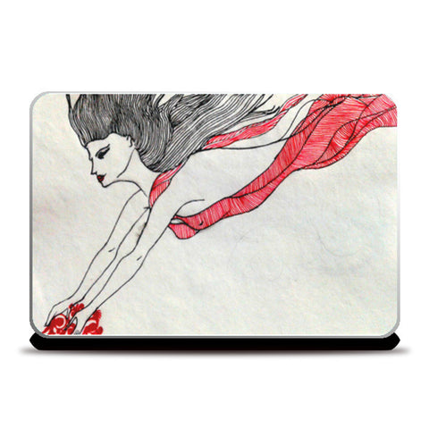 Mermaid || Ink Art Laptop Skins