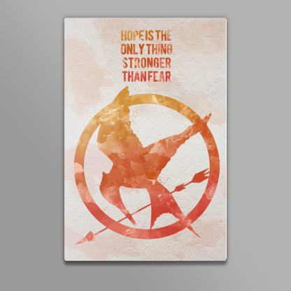 The Hunger Games quotes Wall Art