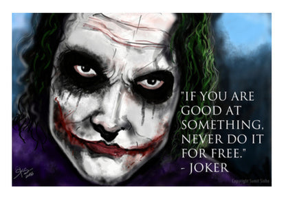 Jokers Advice Wall Art