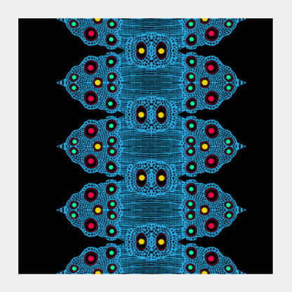 Square Art Prints, Micrometrics Psych-e-delic ! Square Art Prints