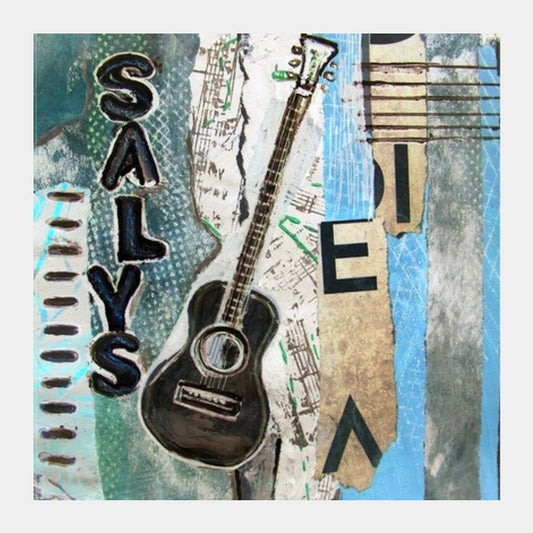 Salys Guitar Square Art Prints