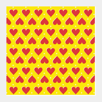 Hearts Square Art Prints