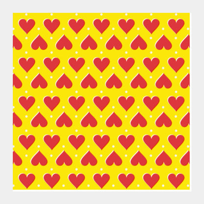 Hearts Square Art Prints