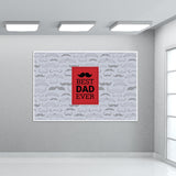 Mustache / Best Dad / Fathers  Wall Art
