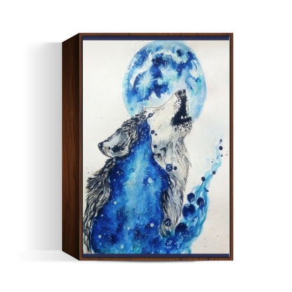 Blue Wolf Wall Art