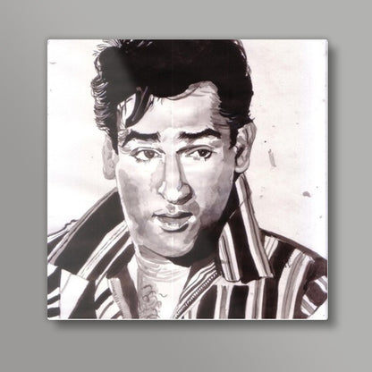 Bollywood star Shammi Kapoor made choreographers dance to his tunes Square Art Prints