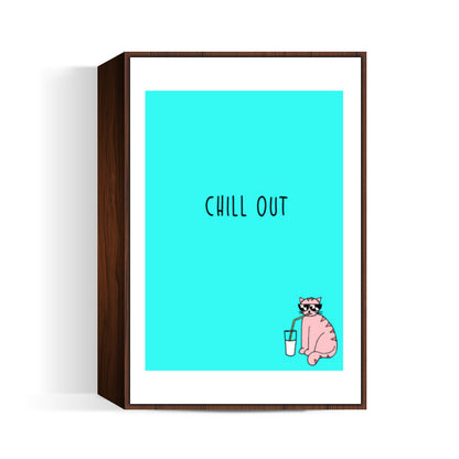 Chill Out Cat Wall Art