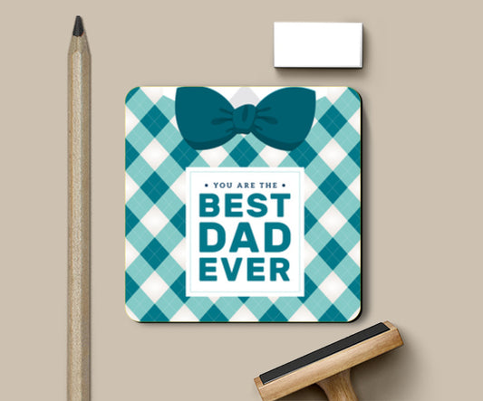 Best Dad Ever Shirt Art Coasters