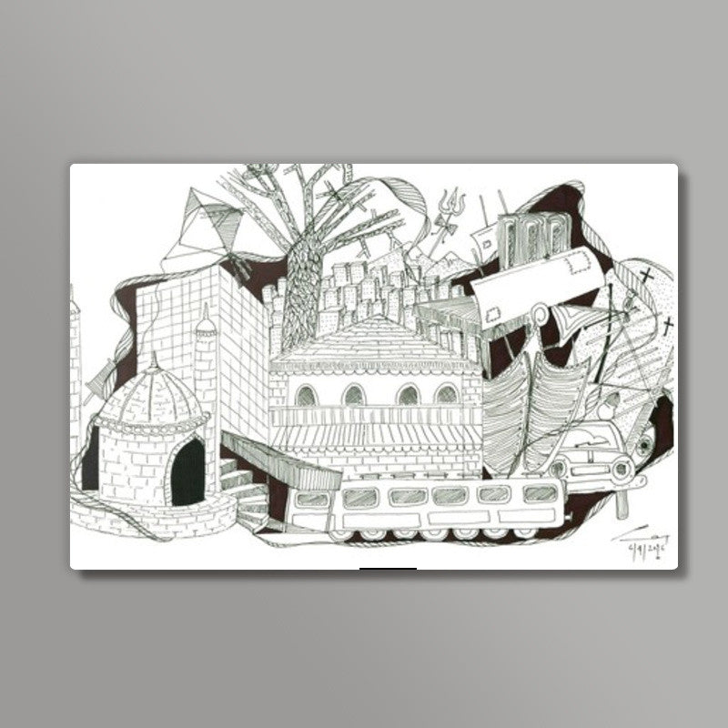Doodle_Habitat Wall Art Buy HighQuality Posters and Framed Posters